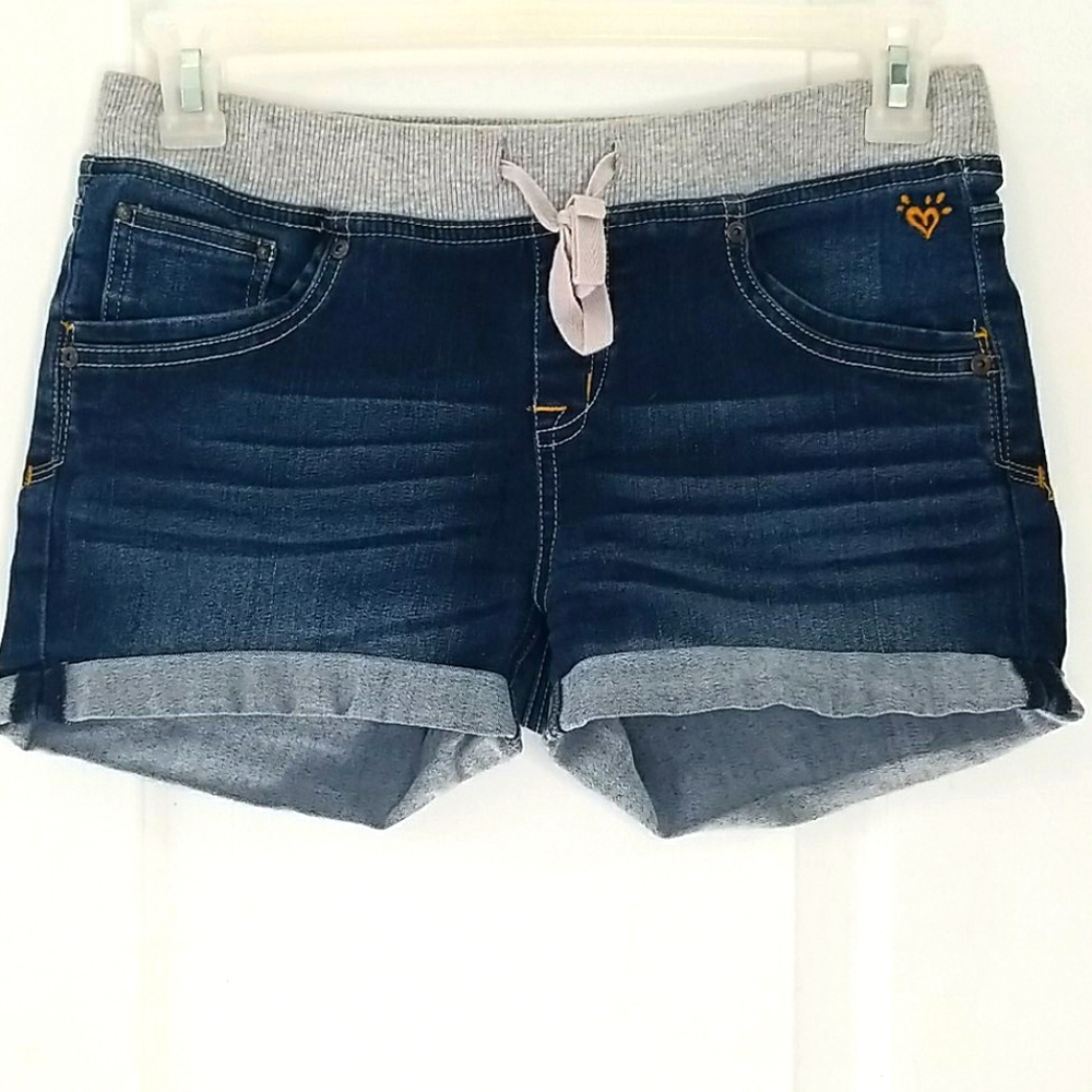 Justice denim shorts